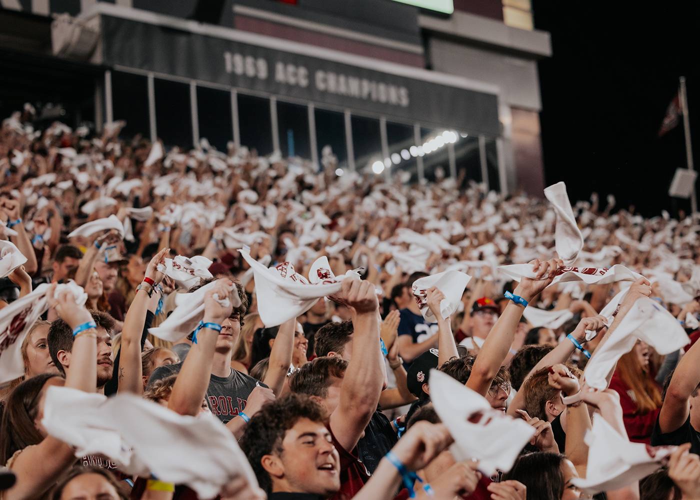 Crowd at Williams-Brice Stadium.