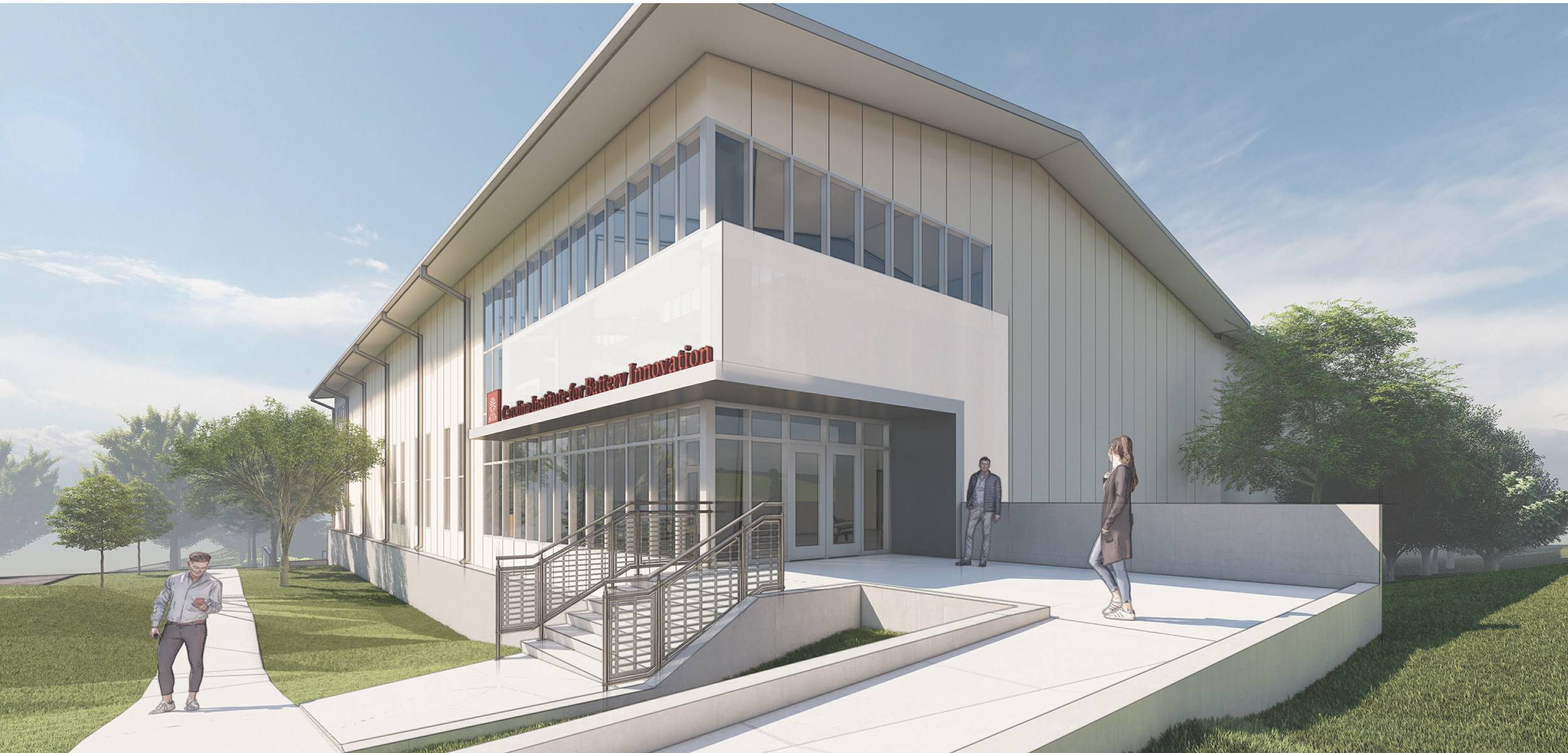 Rendering of new Battery Institute.