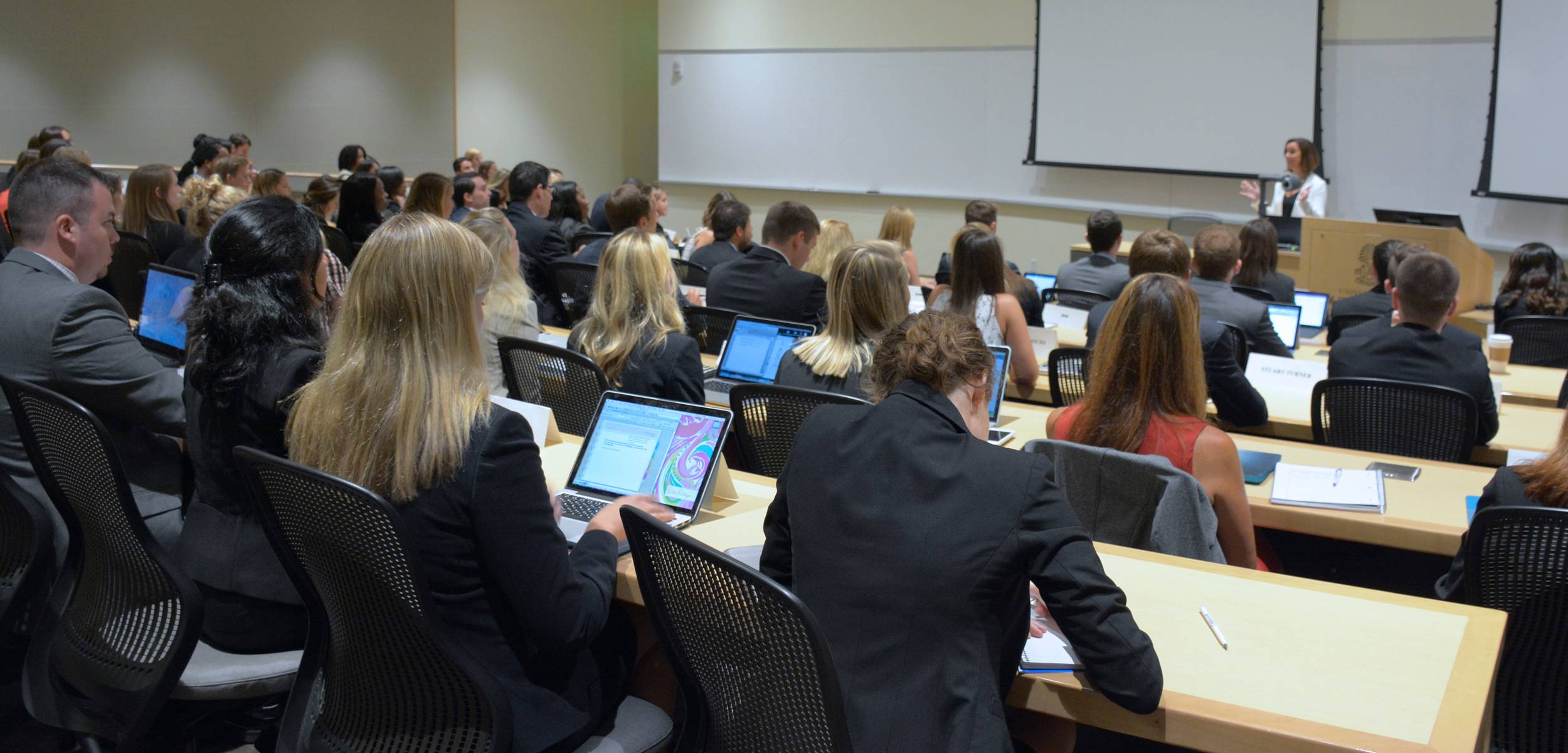 students in class