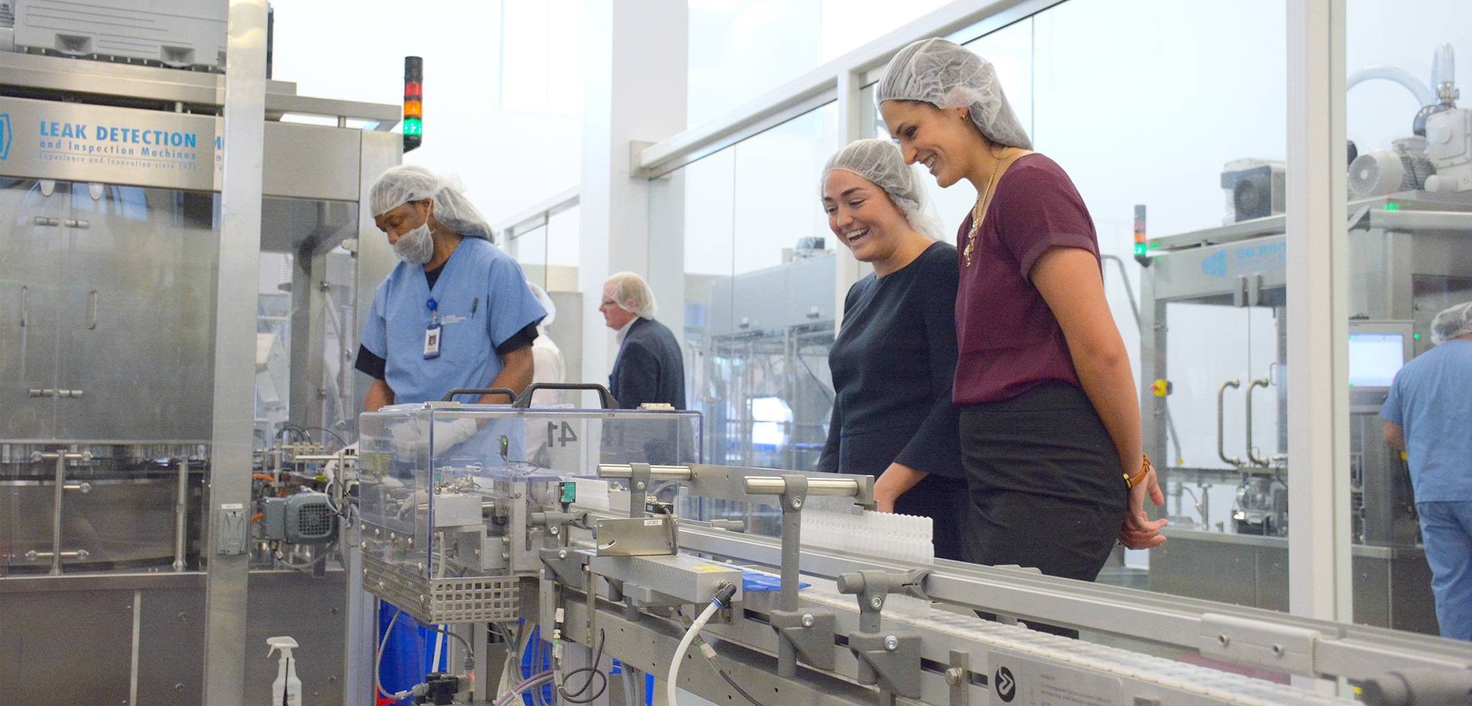 Operations and Supply Chain Center students at company